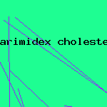 arimidex cholesterol high